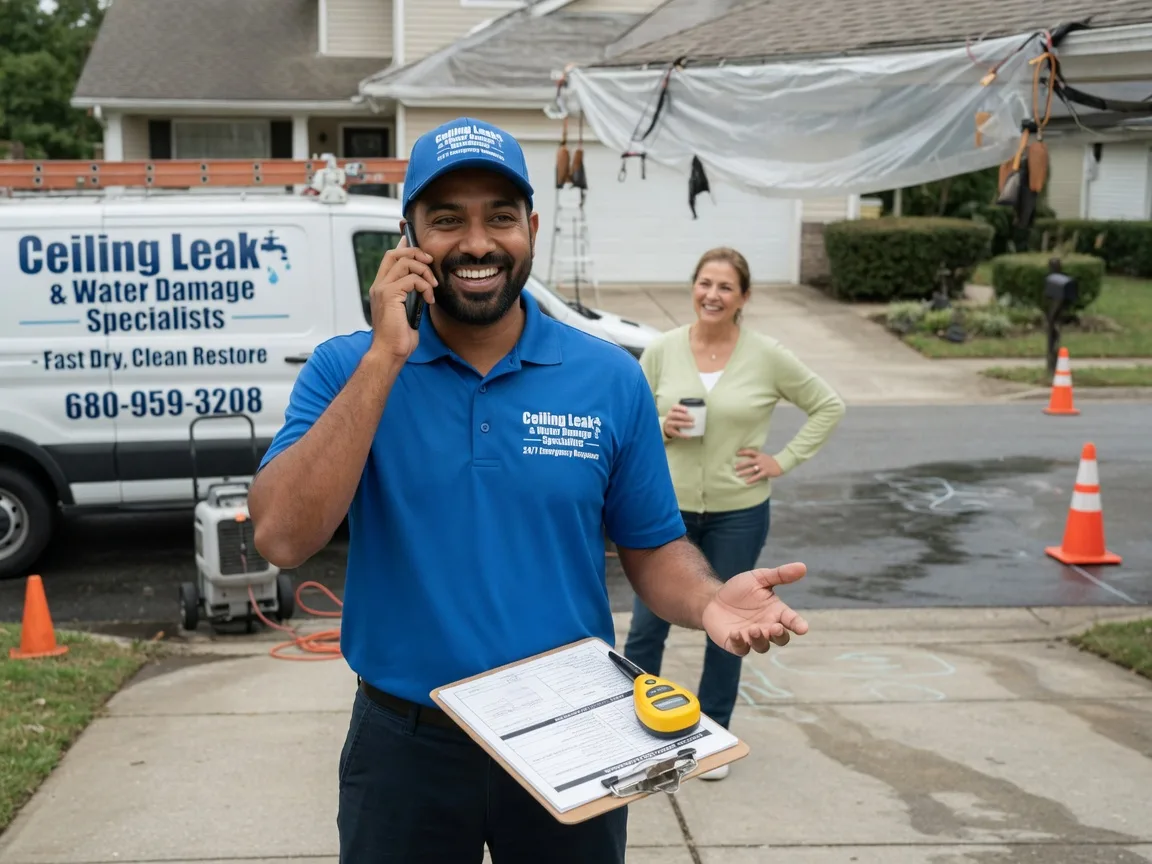 Ceiling Leak Cleanup Delaware, IA FAQs